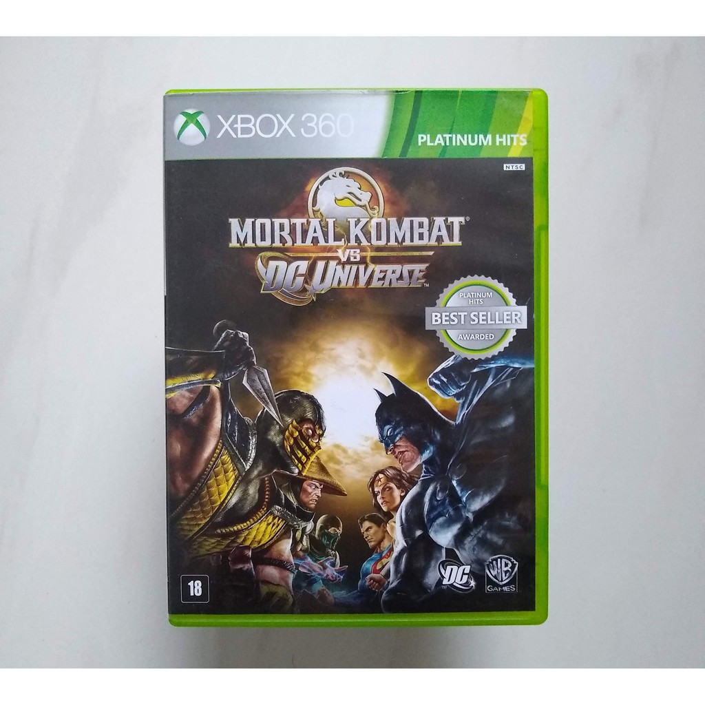 Jogo de Luta Mortal Kombat vs Dc Xbox 360 Seminovo