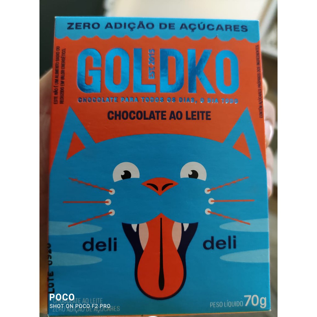 GoldKo - Chocolate para todos os dias, o dia todo