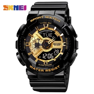 SKMEI 1688 Homens Mulheres Dual Display Relógio Estudante Clássico À Prova D'água Digital Sports Watch Casal Eletrônico