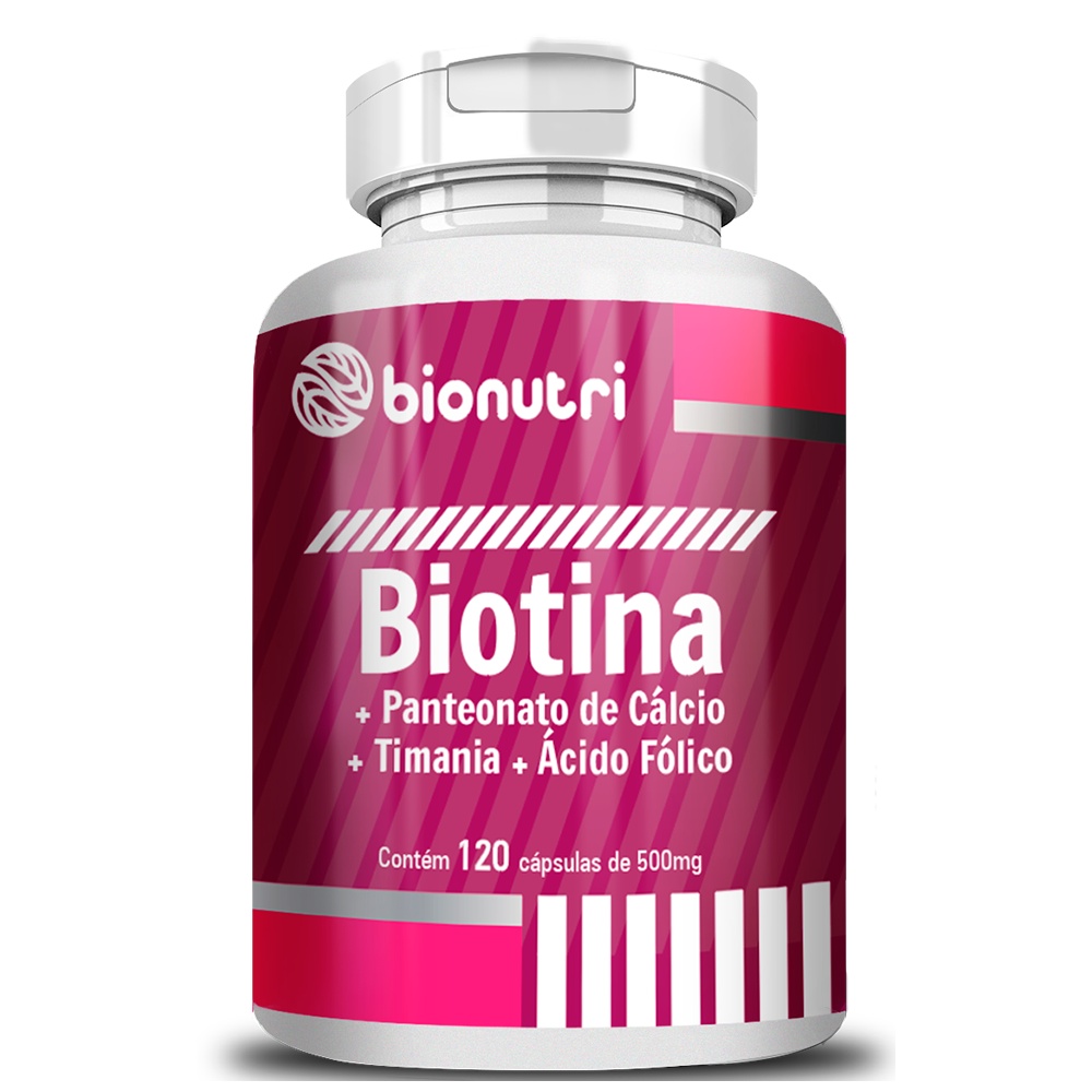 Biotina 120 C psulas 500Mg Bionutri Melhora O Pre o