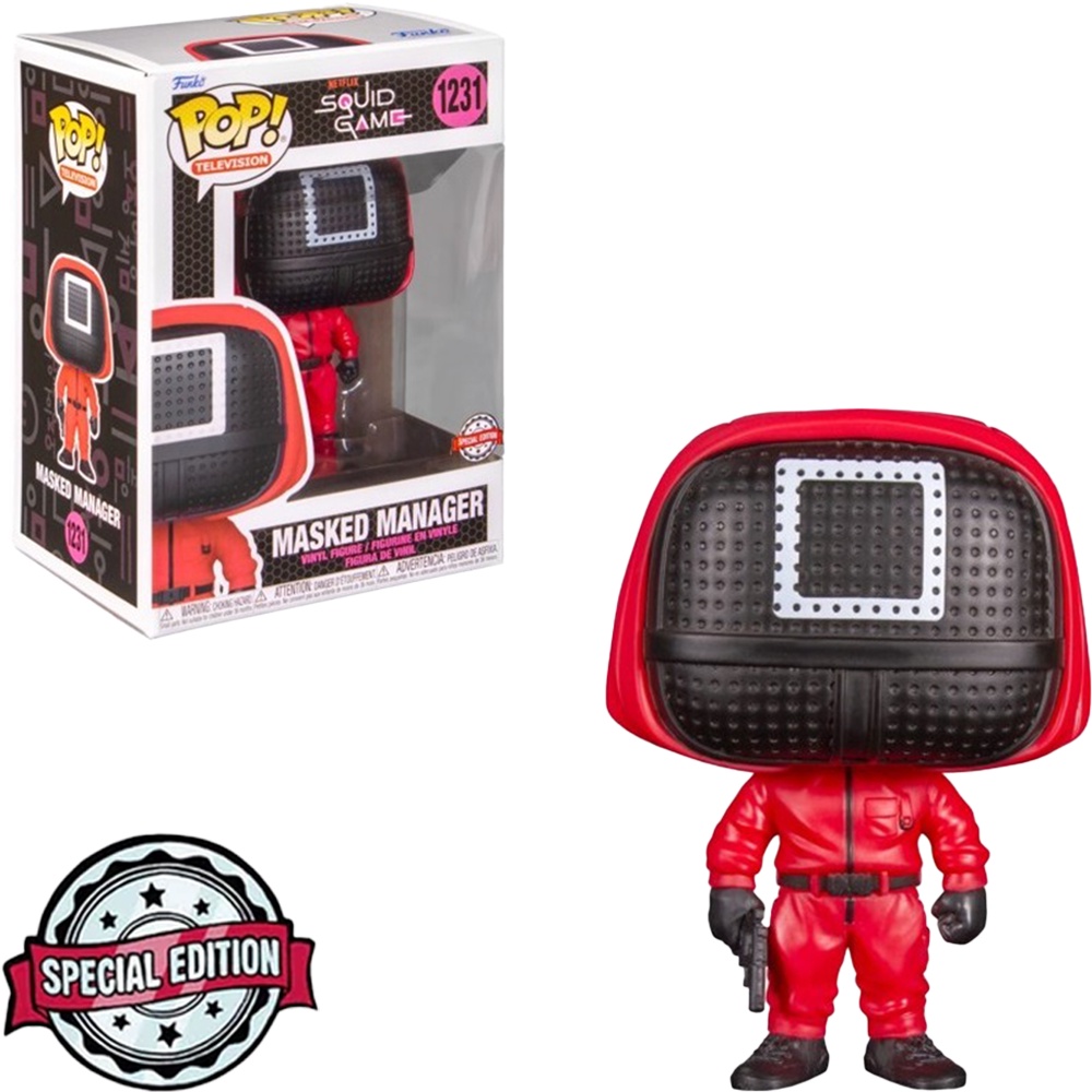 Funko Pop! Round 6 - Squid Game - Masked Manager #1231 | Shopee Brasil