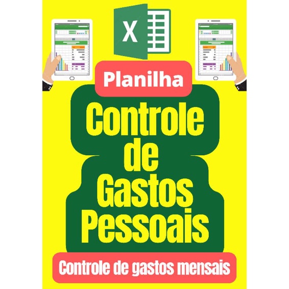 Planilha Controle De Gastos Pessoais Controle Seus Gastos De Forma Simples E Facil Shopee Brasil