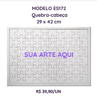 Mini quebra cabeça personalizado  Quebra cabeça personalizado,  Personalizado, Quebra cabeça