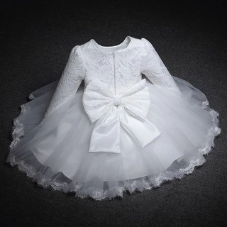Wfrv Bebê Recém-Nascido Meninas Flor Vestido De Festa De Casamento Renda Tutu Da Aniversário Princesa Vestidos Para