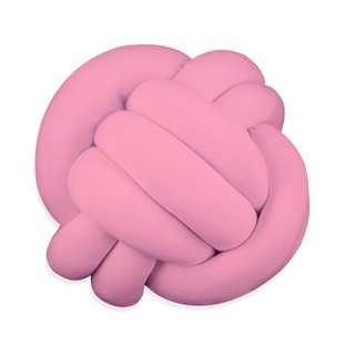 Almofada de nó grande rosa para decoração