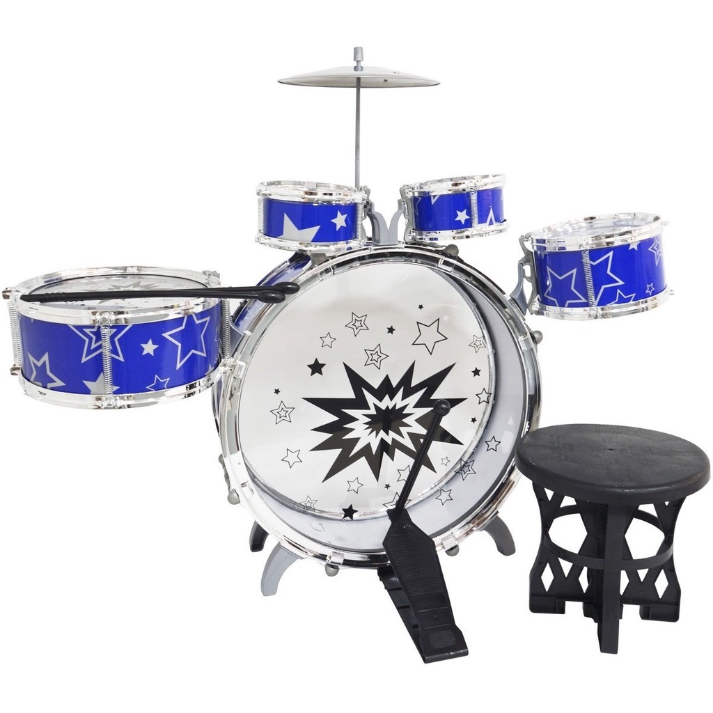 Bateria Infantil De Brinquedo Musical Jazz Drum | Shopee Brasil