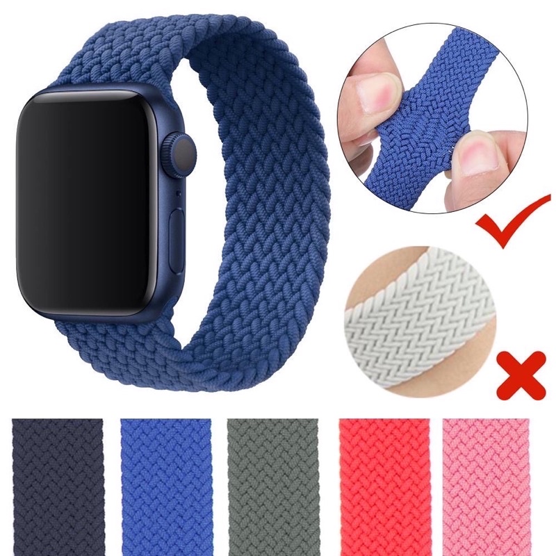 Pulseira Loop Solo Trançada de Nylon para Apple Watch Shopee Brasil