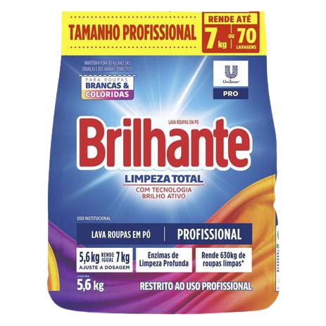 Sabão Em Po Brilhante 5,6Kg
