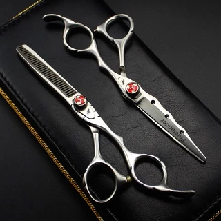 Tesoura Para Cortar Cabelo 6.0 Polegadas Barbeiro Des @ @ Bas @ @ Te Tesoura Kit De Cabeleireiro Barbeiro Profissional Para Cabeleireiro