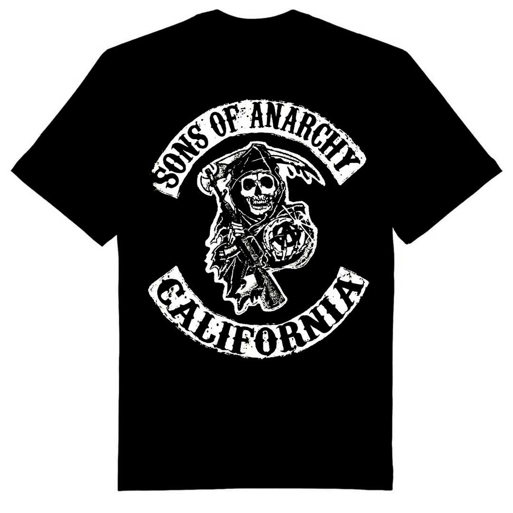 Camiseta Sons Of Anarchy Samcro Soa, camisa Filhos Da Anarquia Nerd