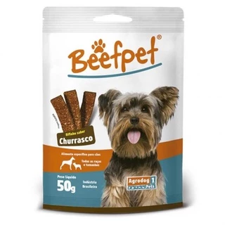 Bifinho Beefpet Agrodog Churrasco 50g