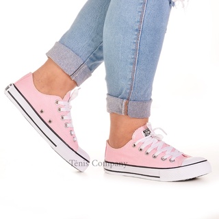 Tenis All Star Rosa Feminino Classico Retro 40 Off Shopee Brasil
