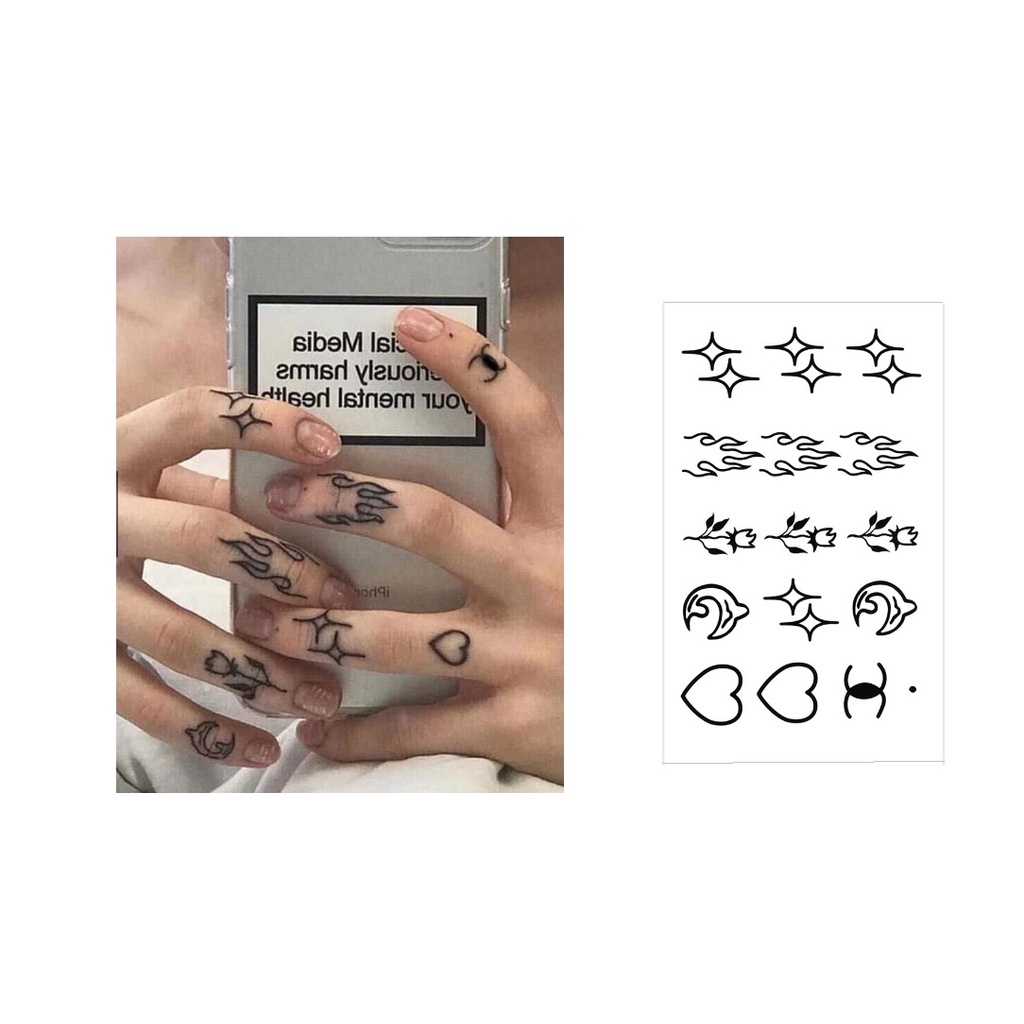 Tatuagem delicada na mao  Small finger tattoos, Small hand tattoos, Hand  tattoos