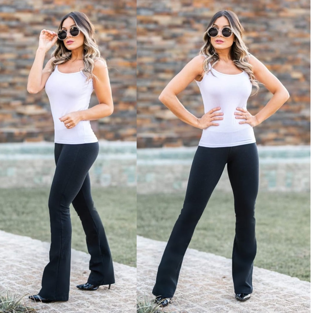 Calça legging básica Verde Agua