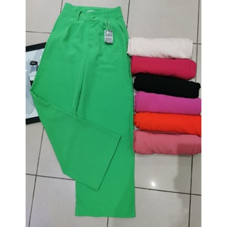 Calças Pantalona Tecido Alfaiataria Moda Social RF07