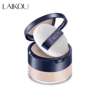LAIKOU Mineral Translucent Loose Powder Oil Control Natural Smooth Finish Powder Silky Long Lasting Make Up Waterproof
