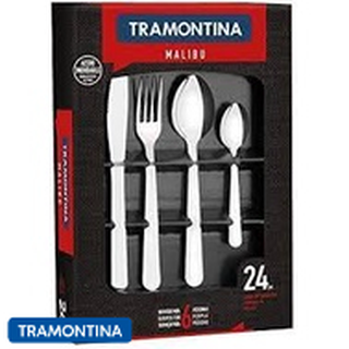 Faqueiro Aço Inox Tramontina 24 Peças - Malibu