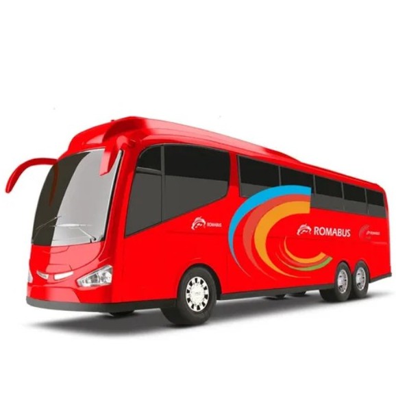 Bus AS Roma Da Collezione - Figura Ufficiale, Multicolore, Grande