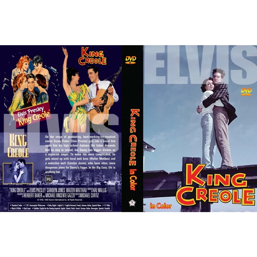 King Creole - Dvd Colorido E Legendado - Elvis