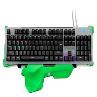 Teclado Gamer Warrior Wyot Teclas Macro LED RGB