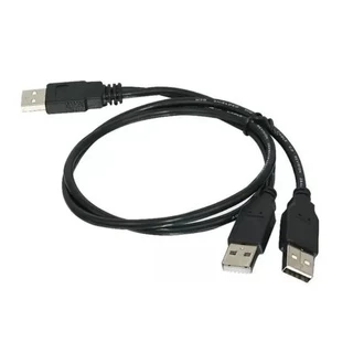 Cabo Y 1 Usb Macho X 2 Usb Macho P/ Case Hd Externo 2.0