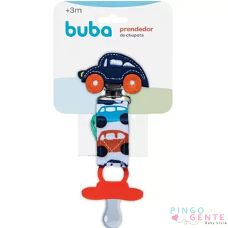 Prendedor De Chupeta Em Feltro Decorado Carrinho Menino Buba