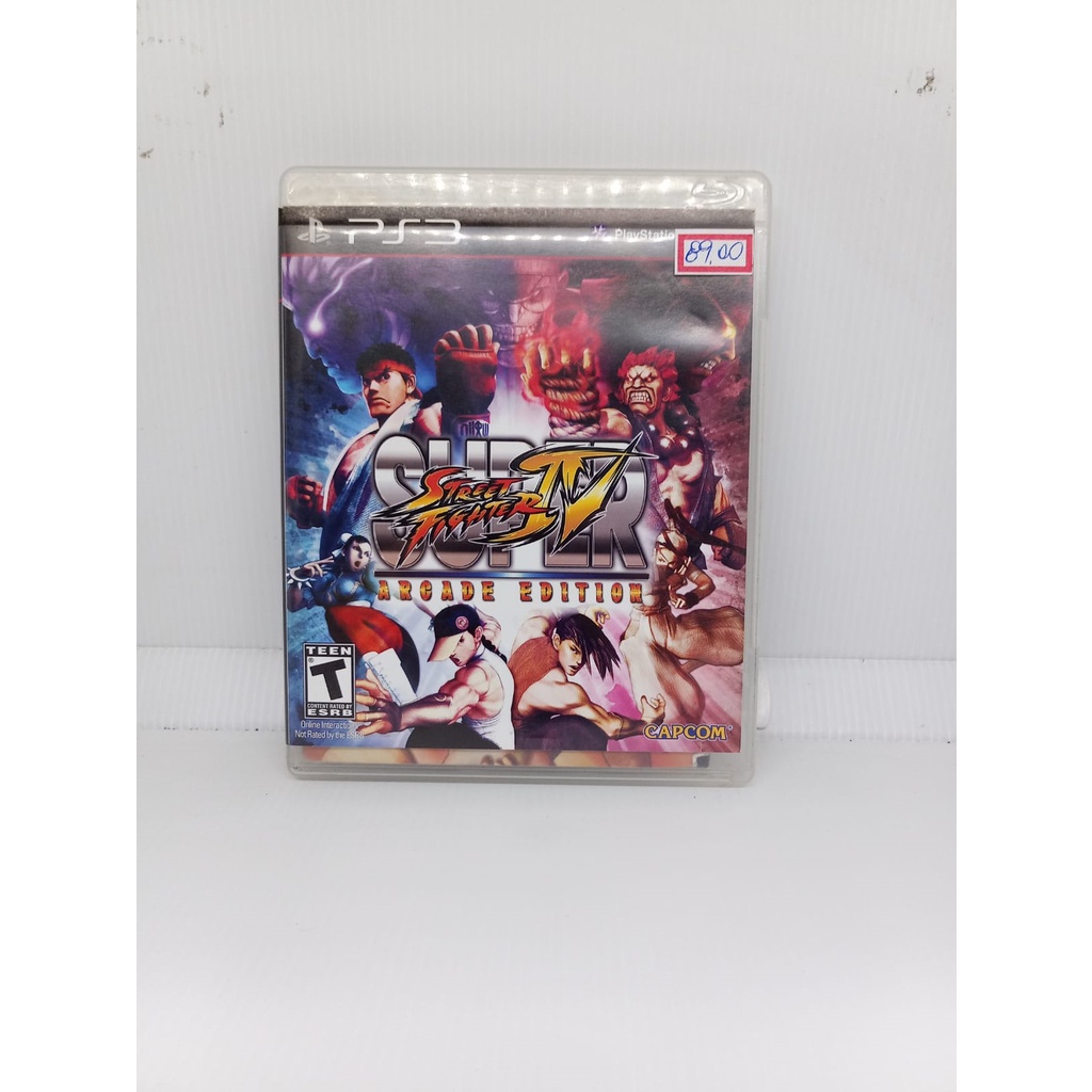 Jogo Super Street Fighter Iv Arcade Edition Ps3 Frete Grátis