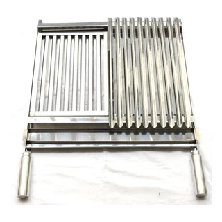 Grelha Para Churrasco Mista Argentina Com Uruguaia 55cm larg
