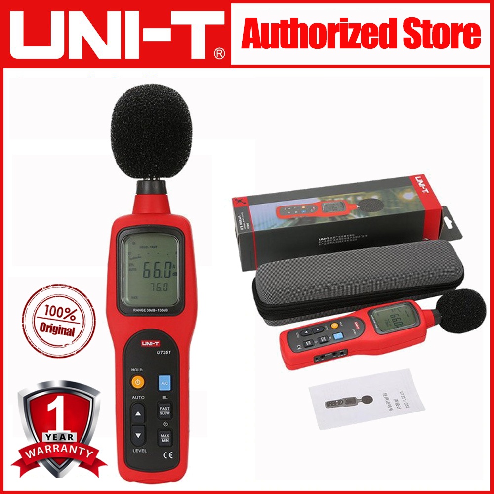 Uni-t UT351 UT352 Medidor De Áudio ; Ruído Profissional Indústria/home ...
