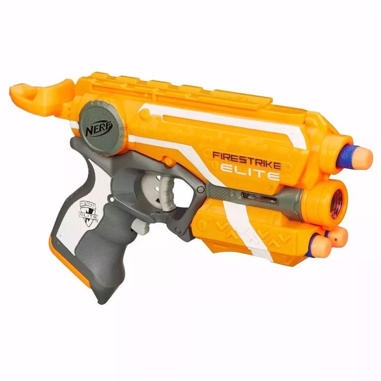 NERF - Grande arma de brinquedo . Funcionando. Med.: 43 X 16 cm