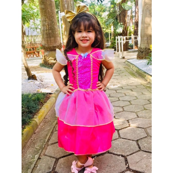 Vestido princesa aurora hot sale infantil