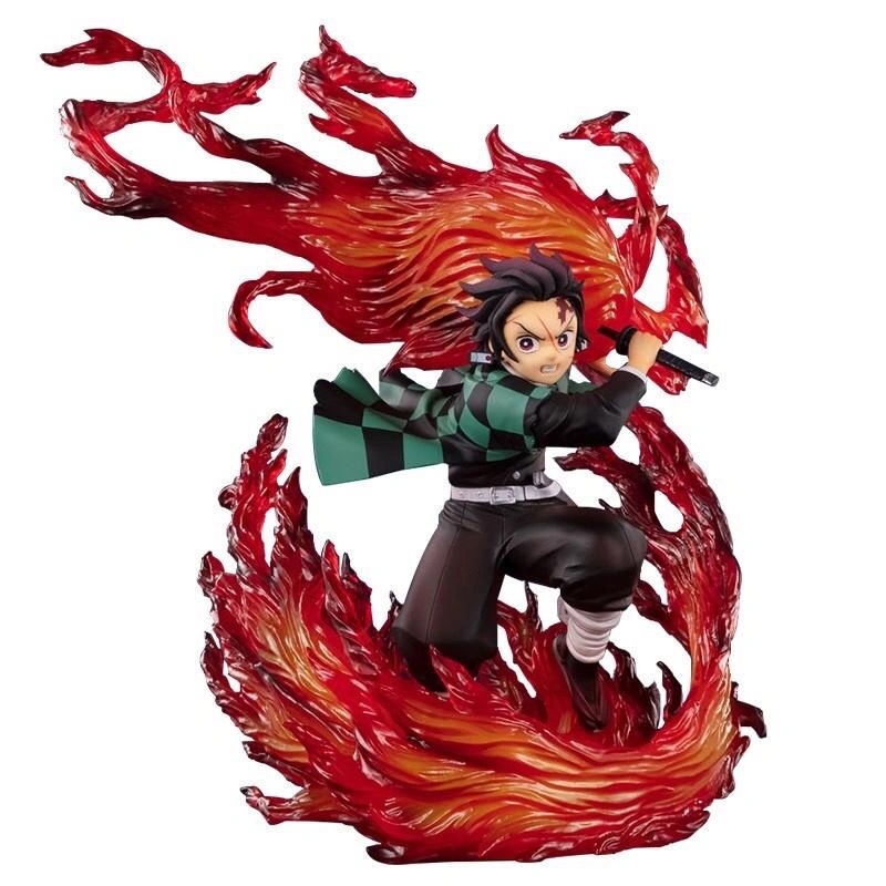 demônio matador anime figura kokushibou tsugikuni yoriichi kimetsu não  yaiba figura modelo boneca brinquedos anime ação figura