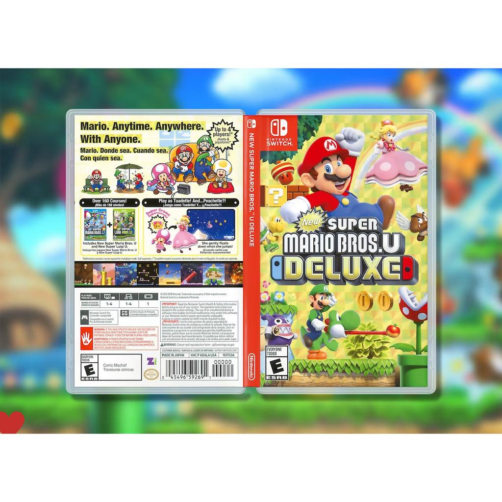 Veja as diferenças de New Super Mario Bros. U Deluxe comparado com