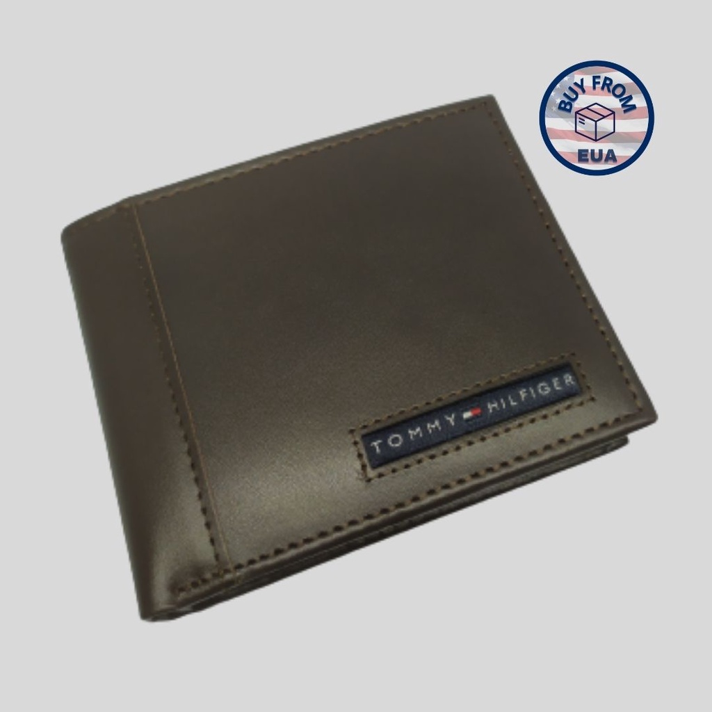 Carteira da Tommy Hilfiger Wallet Marrom em couro