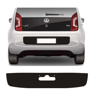 Adesivo Fundo de Placa Para VW UP G1 Rugoso Jateado Preto Para-choque Acessório