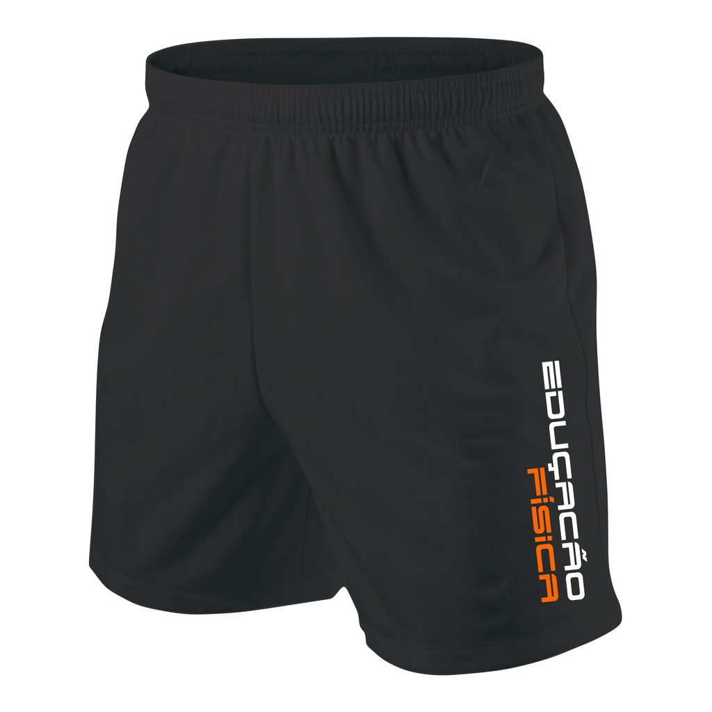SHORTS BERMUDA EDUCAÇÃO FÍSICA LOGO TREINO ACADEMIA FITNESS