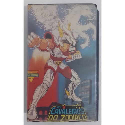 Fita Vhs Os Cavaleiros do Zodiaco Saint Seya