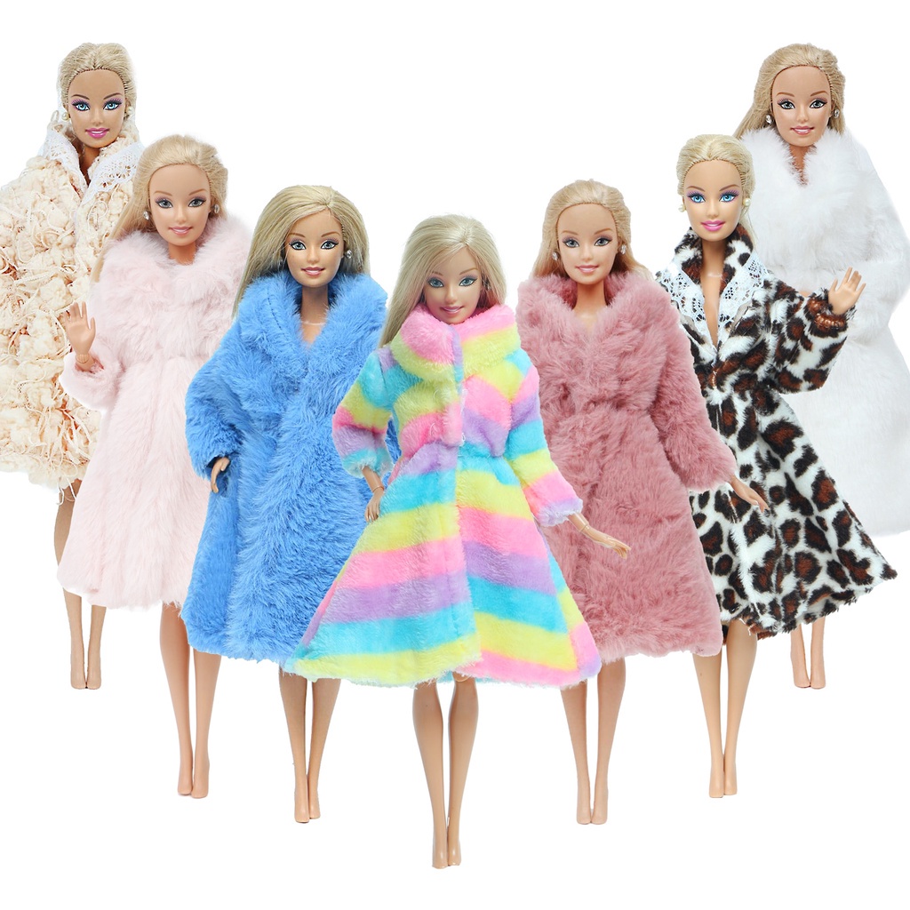 Kit C/ 10 Roupinhas P/ Boneca Barbie Frozen Roupas Vestidos