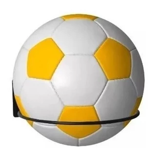 Kit com 1 Suporte 16 x 16 Para Bola Futebol Basquete Volei + 1 Suporte Bola Suica Pilates