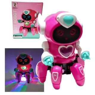 Brinquedo Robô Dança Boneco Robot Aranha Emite Som Luz Led Musica  Movimentos - fungame - Robô - Magazine Luiza