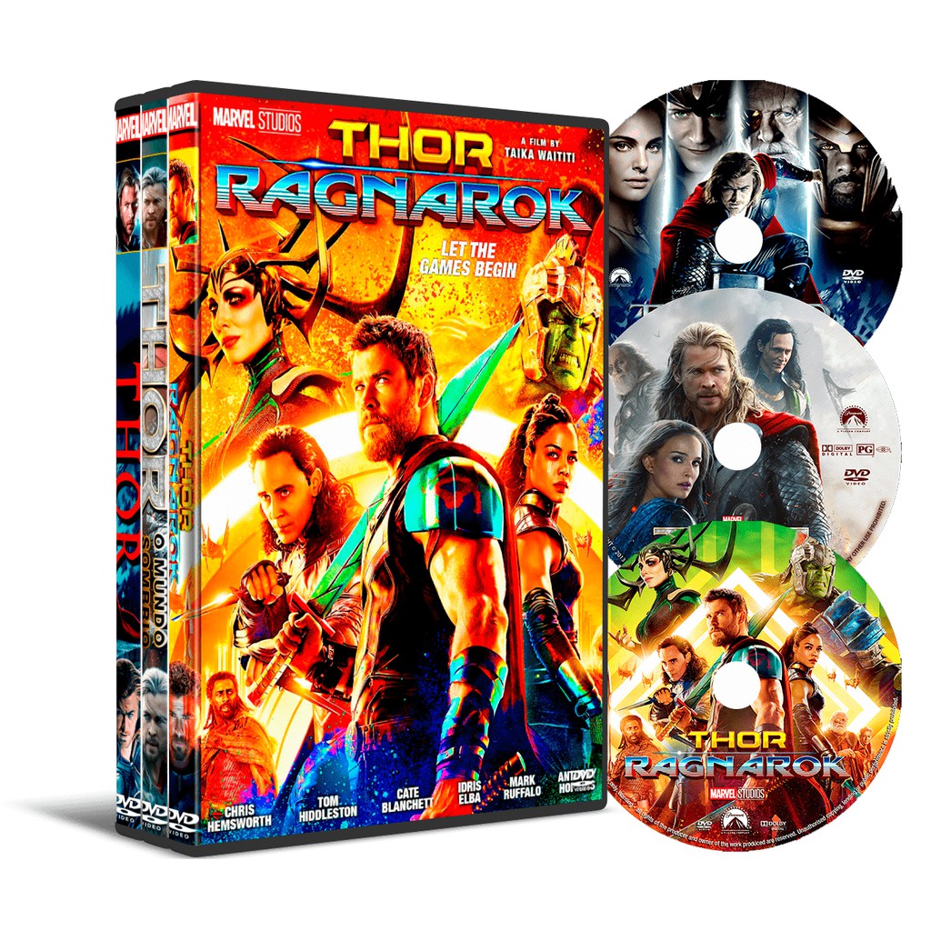 Dvd Coleção Thor Trilogia | Shopee Brasil