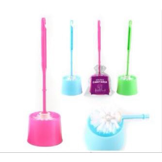 Escova Sanitária Para Banheiro ES-02 Vaso Sanitário Privada Em Plástico com Suporte 8*32*9cm