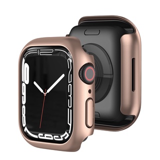 Compatível Para Apple Watch 7 Capa Protetora A Série 7 41mm 45mm Completa  Amortecedora TPU Flexível