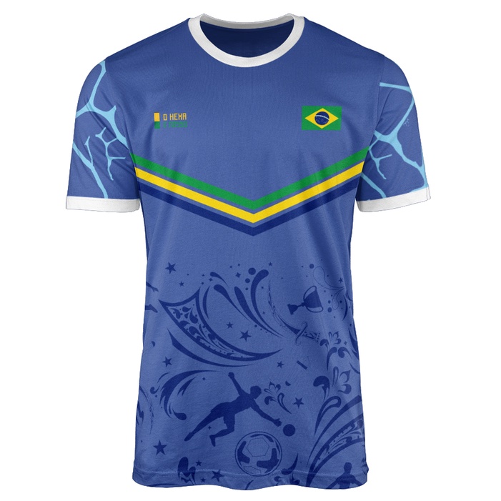 camiseta seleção brasileira Azul Brasil copa 2022/2023 COPA DO