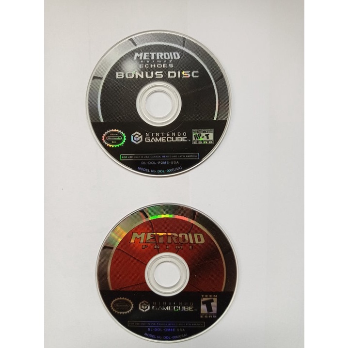 Nintendo GameCube Metroid Prime and bonus disk Metroid outlet prime echoes