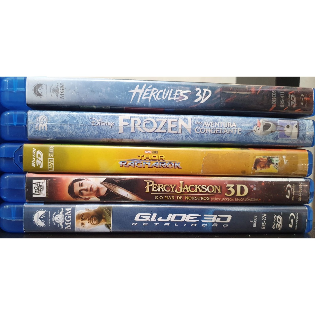 BLU RAY FILMES EM 3D (SEMINOVOS)