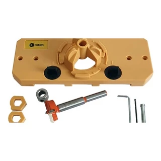 Gabarito De Furação Para Dobradiça Khi Hinge Com Broca 35mm