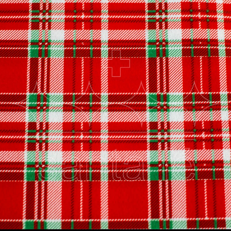 FELTRO COL. NATAL 2020 XADREZ VERMELHO E VERDE D6342.V01 0,50cm x 1,40m -  Santa Fé