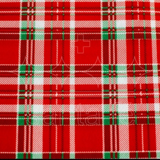 FELTRO COL. NATAL 2020 XADREZ VERMELHO E VERDE D6342.V01 0,50cm x 0,70cm -  Santa Fé