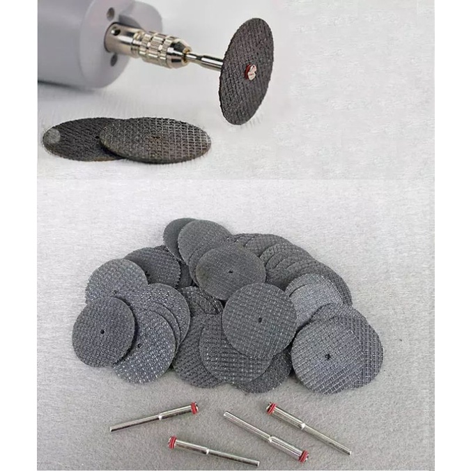 10 disco de corte + 1 haste micro retifica fibra de vidro | Shopee Brasil